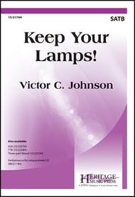 Keep Your Lamps! SATB choral sheet music cover Thumbnail